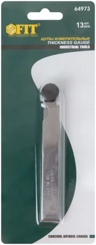 Щупы измерительные 13 шт. 0,05-1,00 мм FIT 64973