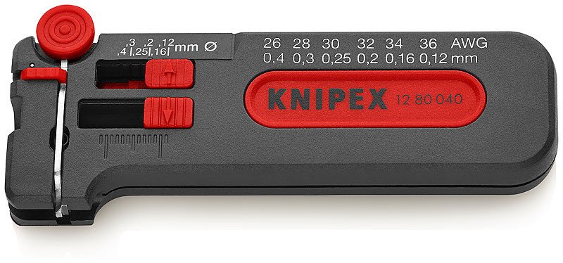 Съемник изоляции модель Mini 100 мм, KNIPEX, ( KN-1280040SB )