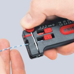 Съемник изоляции модель Mini 100 мм, KNIPEX, ( KN-1280040SB )