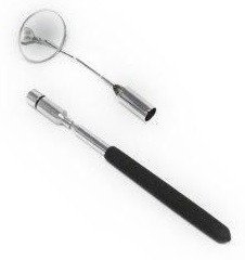 Зеркало телескопическое на магните с подсветкой, 100-490001, WHIRLPOWER, ( 2735001 )