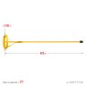 Миксер MASTER для красок (100х600 мм) STAYER 06019-10-60