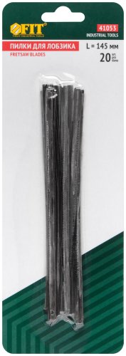 Пилки для ручного лобзика 145 мм, набор 20 шт. FIT 41053