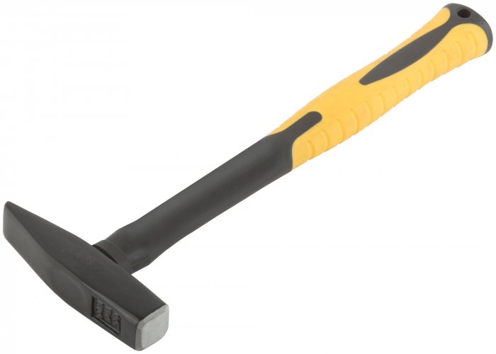 Молоток кованый, фиберглассовая усиленная ручка, 200 гр. FIT 44322