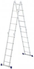 Лестница шарнирная алюминиевая, 4 х 5 ступеней, Россия, Сибртех 97883