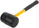 Киянка резиновая, фиберглассовая ручка 80 мм ( 900 гр ) FIT 45495