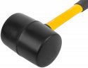 Киянка резиновая, фиберглассовая ручка 80 мм ( 900 гр ) FIT 45495