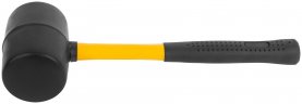 Киянка резиновая, фиберглассовая ручка 80 мм ( 900 гр ) FIT 45495