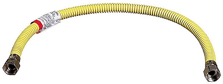 Подводка-сильфон (1 м; 1/2"; гайка-гайка) для газа ЗУБР 51006-G/G-100