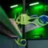 Струбцина F-образная, быстрозажимная, 200 х 70 х 420 мм, пластиковый корпус, фиксатор, двухкомпонентная рукоятка Сибртех 20564