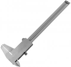 Штангенциркуль, 150 мм, цена деления 0.02 мм, металлический, с глубиномером Matrix 316315