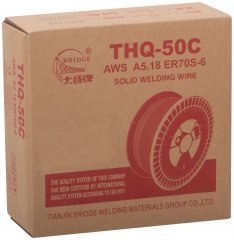 Проволока сварочная омедненная THQ-50C  1,2 мм (катушка 15 кг) BRIDGE 81753