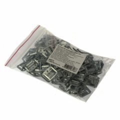 Кляймер №3, оцинкованный с гвоздями, 100 шт Россия Сибртех 46573