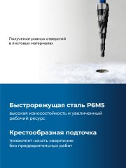 ЗУБР BLACK FORCE 4-12мм, 9 ступеней, винтовая проточка, сверло ступенчатое, ПРОФЕССИОНАЛ (29671-4-12-9)