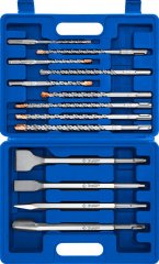 Набор зубил и буров ЗУБР Профессионал SDS-Plus, 13 шт 29360-H13_z01