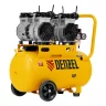Компрессор безмасляный, малошумный DLS 2200/50, 2200 Вт, 2x1100, 50 л, 380 л/мин Denzel 58031