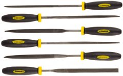 Набор надфилей с двухкомпонентной ручкой 100 мм 6шт STAYER 16010-H6_z01