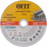 Круг отрезной по металлу и нержавеющей стали Профи 180x1,6х22,2 мм FIT 37126