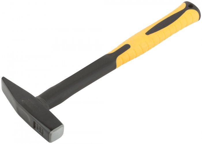 Молоток кованый, фиберглассовая усиленная ручка, 300 гр. FIT 44323