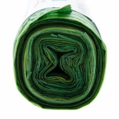 Пакеты для мусора с завязками 35 л x 15 шт., зеленые, Home Palisad 927175