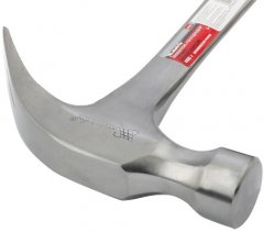 Молоток-гвоздодер, 450 г, цельнометаллический, двухкомпонентная рукоятка Matrix 10460