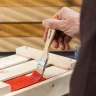 Кисть плоская Slimline 1" (25 мм), натуральная щетина, деревянная ручка Sparta 824205