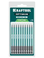 KRAFTOOL OPTIMUM TX 20, 100 мм, 10 шт, биты (26126-20-100-S10)