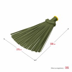 Веерная метла, полипропилен, 330х270мм, СИБИН 39220_z02