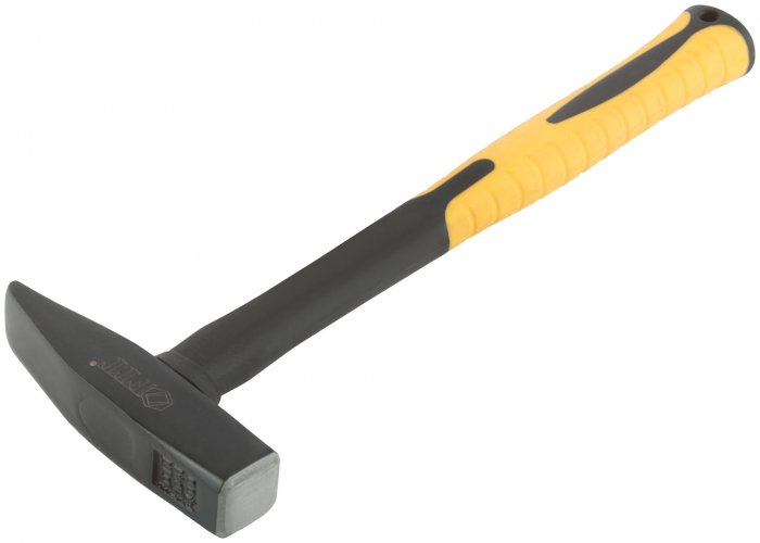 Молоток кованый, фиберглассовая усиленная ручка, 400 гр. FIT 44324
