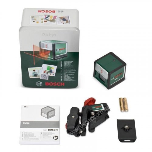 Лазерный уровень BOSCH Quigo III с калибровкой с держателем MM2