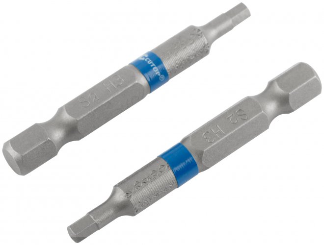 Биты стальные, 2 шт., HEX3, 50 мм CUTOP 83-647