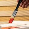 Кисть флейцевая "Стандарт", 25 х 6 мм, натуральная щетина, пластиковая ручка СИБРТЕХ 82502