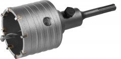 Коронка с державкой по бетону ЗУБР 65 мм, SDS-Plus 29211-65