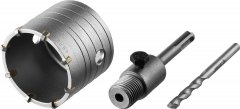 Коронка с державкой по бетону ЗУБР 65 мм, SDS-Plus 29211-65