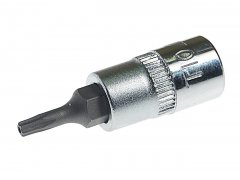 Бита-головка 1/4" TORX T10Hх37мм с отверстием JTC-23510