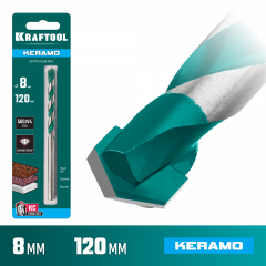 Сверло по керамограниту KRAFTOOL Keramo 8x120 мм 29175-120-8