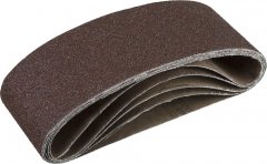 Лента шлифовальная бесконечная СТАНДАРТ на тканевой основе (5 шт; 75х457 мм; P80) для ЛШМ ЗУБР 35341-080