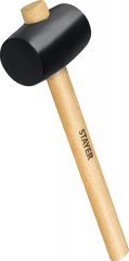 Чёрная резиновая киянка STAYER 225 г 20505-40