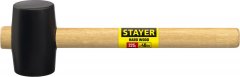 Чёрная резиновая киянка STAYER 225 г 20505-40