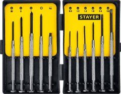 Часовые отвертки для особоточных работ STAYER 11 предметов 2560-H11_z02