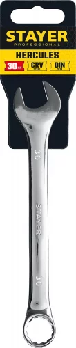 Комбинированный гаечный ключ STAYER 30 мм HERCULES 27081-30_z01