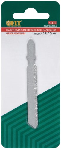 Полотно для э/лобзика карбидное, европ.хвостовик 75 мм FIT 41171