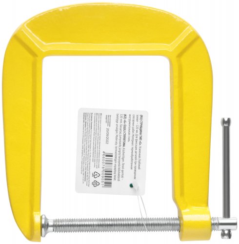 Струбцина тип "G" с глубокой рамкой 82 мм х 120 мм (глубина) FIT 59254