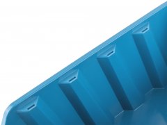 Лоток для крепежа пластиковый 375х225х160 мм синий MOS 65699М