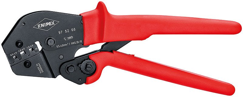 Клещи зажимные для опрессовки вороненые 250 мм, KNIPEX, ( KN-975205 )