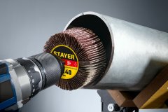 Круг шлифовальный лепестковый на шпильке STAYER P60, 60x30 мм 36608-060