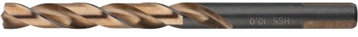 Сверло спиральное по металлу, 1.5 x 40 мм, Р9М3, многогранная заточка, 2 шт Барс 71842