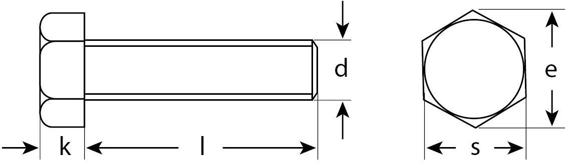 Болт ГЗУБР ОСТ 7798-70 M5 x 20 мм 5 кг кл. пр. 5.8 оцинк. 303080-05-020