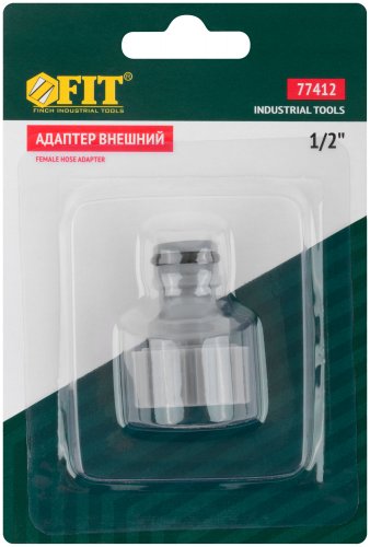 Адаптер внешний пластиковый 1/2" FIT 77412