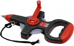 Рулетка геодезическая, 50 м х 12,5 мм, металлическая лента, открытый корпус Matrix 31445