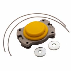 Головка триммерная универсальная алюминий, шайба 8 мм, 10 мм Denzel 96363